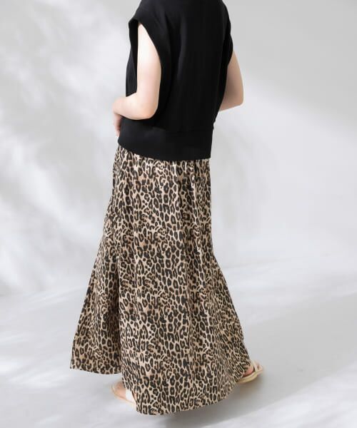 ＊＊KBF / ケービーエフ スカート | フレアイージースカート（LEOPARD）