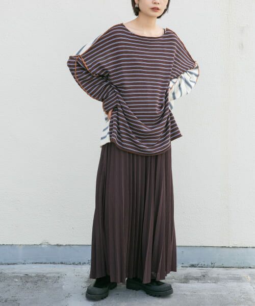 ＊＊KBF / ケービーエフ ワンピース | 2WAYプリーツキャミワンピース（CACAO）