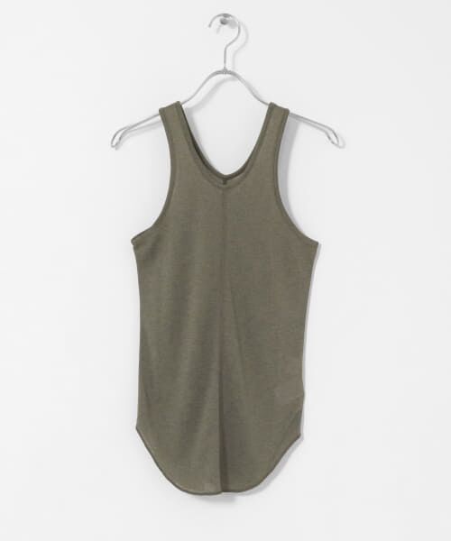 ＊＊KBF / ケービーエフ タンクトップ | リネンライクタンクトップ（CHARCOAL）