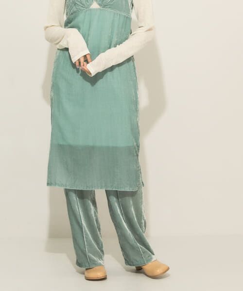 ＊＊KBF / ケービーエフ その他パンツ | ベロアトラックパンツ（MINT）