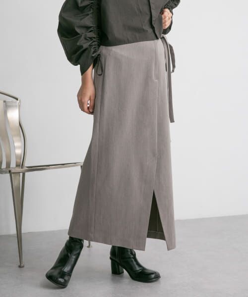 ＊＊KBF / ケービーエフ スカート | Iラインロングスカート（MOCHA）