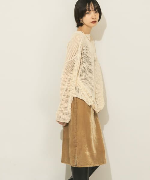 新品未使用　KBF 『WEB限定』ベロアスクエアワンピース WEB限定』ベロアスクエアワンピース（ワンピース）｜KBF