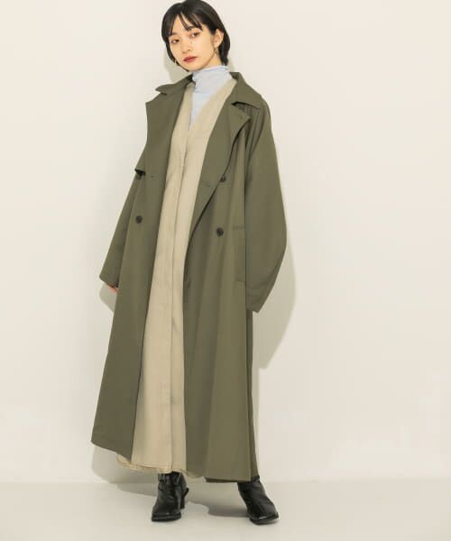KBF コクーンロングコート ケービーエフ KBF コクーンロングコート （NAVY