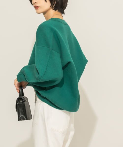 ＊＊KBF / ケービーエフ ニット・セーター | フラットパターンニット（GREEN）