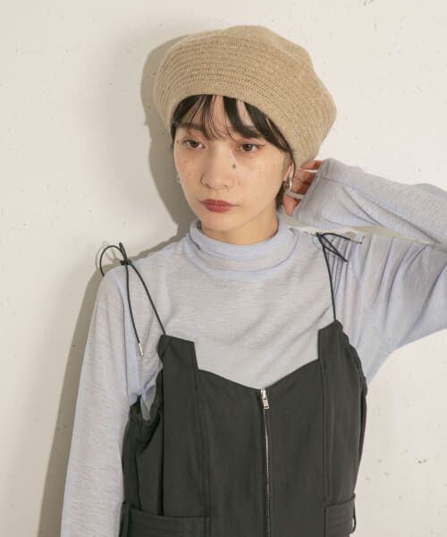 ＊＊KBF / ケービーエフ ハンチング・キャスケット・ベレー帽 | ウールベレー（BEIGE）