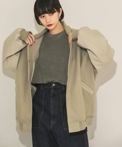 ＊＊KBF / ケービーエフ ブルゾン | ドッキングBIGブルゾン（GREIGE）