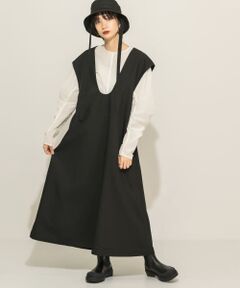 Uネック2WAYジャンパースカート