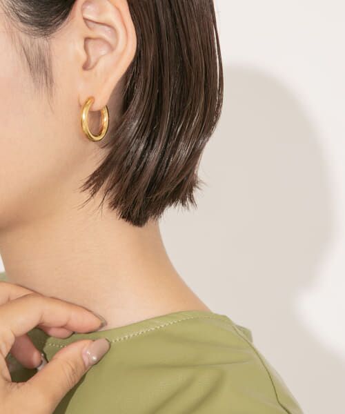 ＊＊KBF / ケービーエフ ピアス・イヤリング | ラウンドフープピアス（GOLD）
