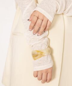 ワイドアクリルバングル