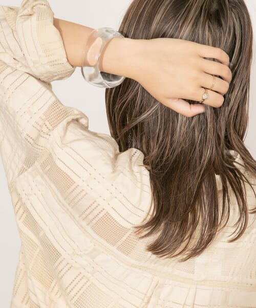 ＊＊KBF / ケービーエフ ブレスレット・バングル | ワイドアクリルバングル（CLEAR）