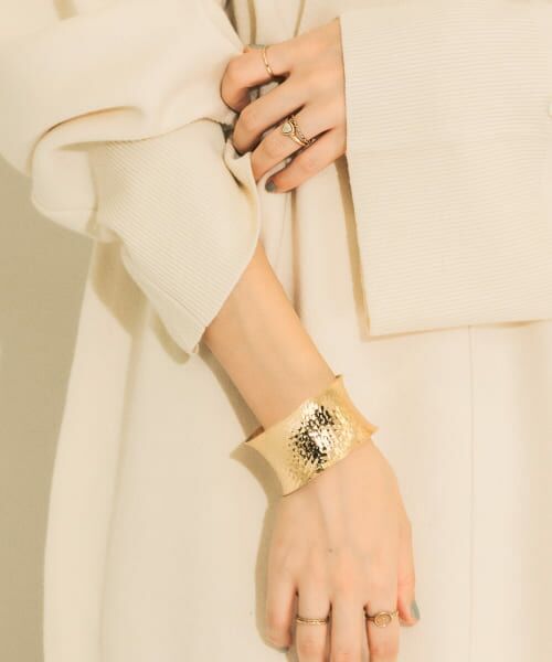 ＊＊KBF / ケービーエフ ブレスレット・バングル | ハンマートーンバングル（GOLD）