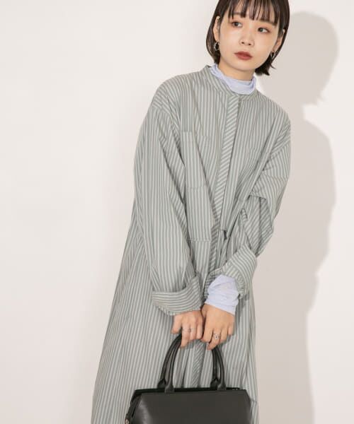 セール】 『WEB/一部店舗限定』ストライプデザインワンピース