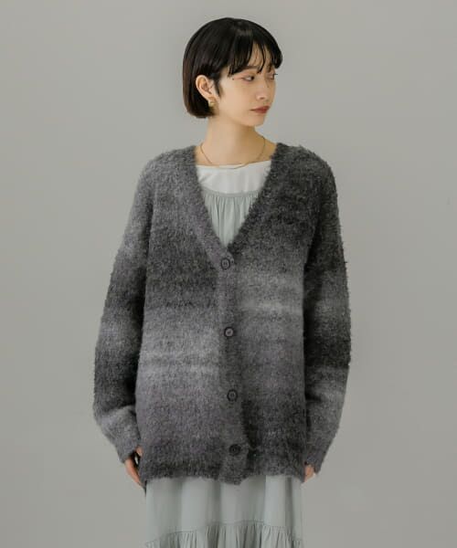 セール】 グラデーションニットカーディガン （カーディガン