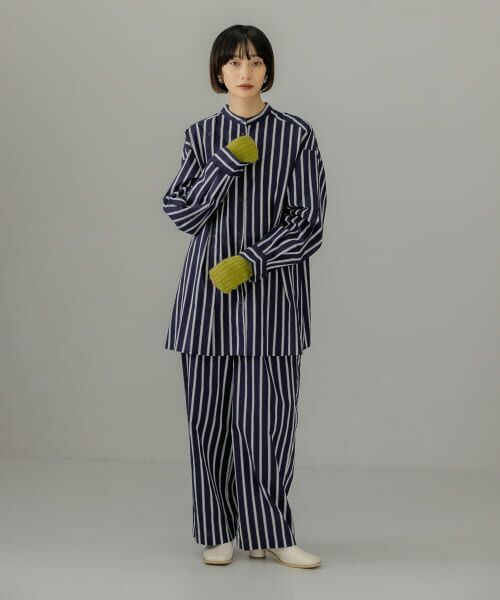 ISSEY MIYAKE/マルチストライプ/ベルテッドパンツ ISSEY MIYAKE/マルチストライプ/ベルテッドパンツ ISSEY MIYAKE