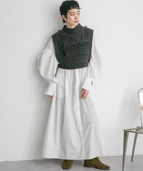 ＊＊KBF / ケービーエフ ワンピース | スリーブコンシャスワンピース（OFF）