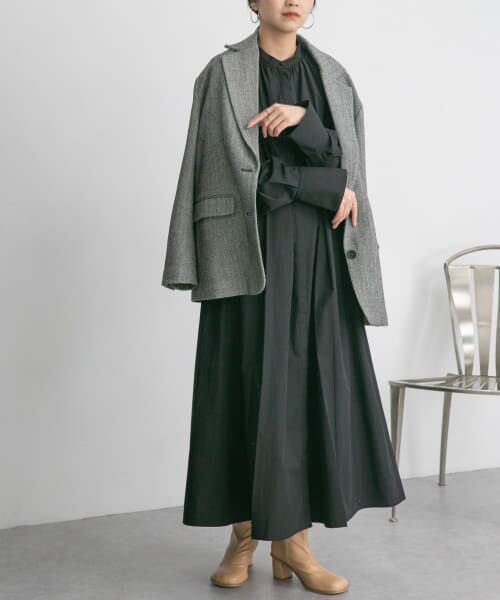 ＊＊KBF / ケービーエフ ワンピース | スリーブコンシャスワンピース（BLACK）