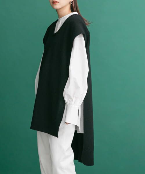 ＊＊KBF / ケービーエフ チュニック | マルチニットSETチュニック（BLACK）