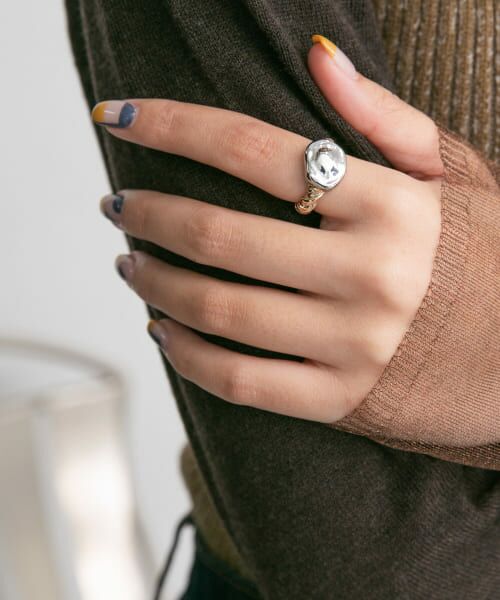 ＊＊KBF / ケービーエフ リング | バイカラーネジリリング（SILVER）