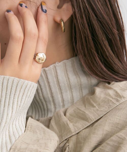 ＊＊KBF / ケービーエフ リング | バイカラーネジリリング（GOLD）