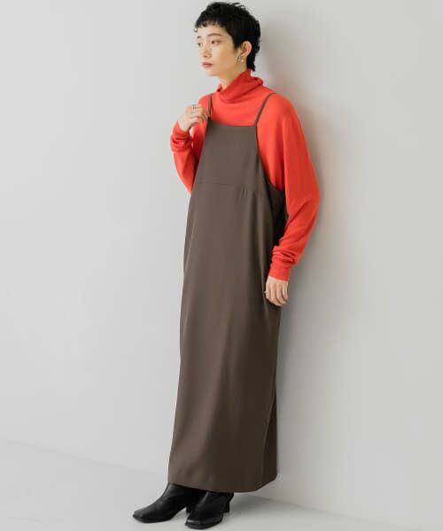 ＊＊KBF / ケービーエフ ワンピース | Iラインキャミワンピース（MOCHA）