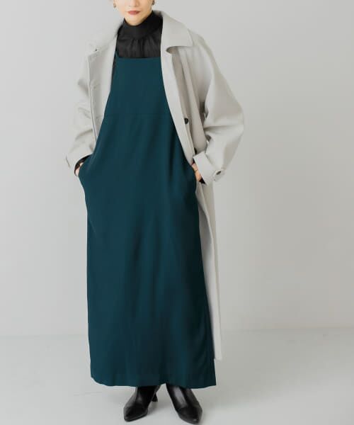 ＊＊KBF / ケービーエフ ワンピース | Iラインキャミワンピース（BLUEGREEN）