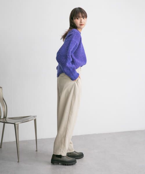 最終値下げ　KAYLE クルーネック　サマーニット 最終値下げ KAYLE クルーネック サマーニット - メルカリ