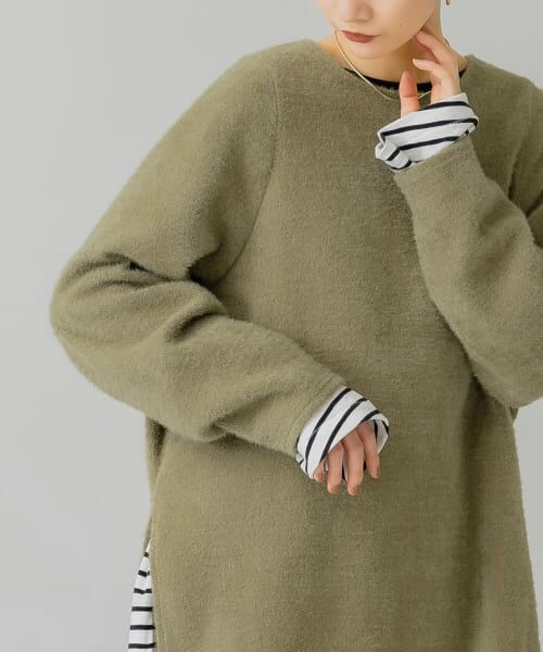 ＊＊KBF / ケービーエフ Tシャツ | フェザーBIGプルオーバー（KHAKI）