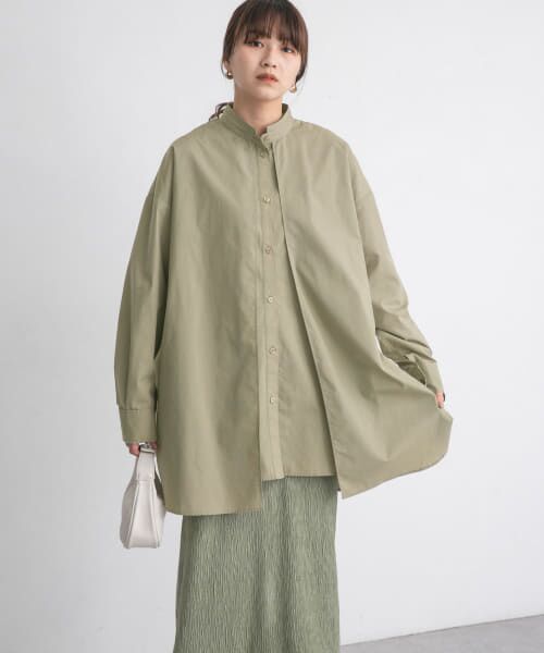 ＊＊KBF / ケービーエフ シャツ・ブラウス | リバーシブルBIGシャツ（KHAKI）