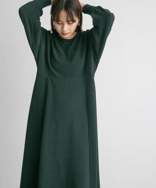 ＊＊KBF / ケービーエフ ワンピース | パネル切替カットワンピース（D.GREEN）