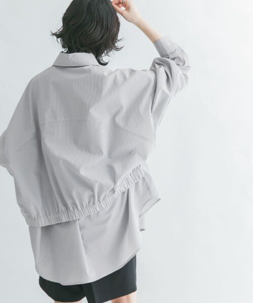 ＊＊KBF / ケービーエフ シャツ・ブラウス | BACKレイヤードシャツ（NAVY st）