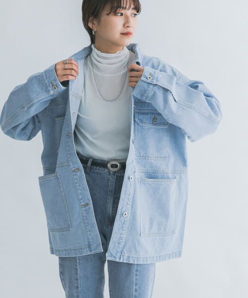 【KBF 】新品　ライトブルー デニムカバーオール KBF 】新品 ライトブルー デニムカバーオール 本当に 安い