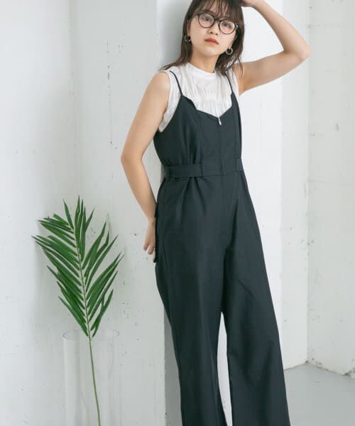 ＊＊KBF / ケービーエフ サロペット・オールインワン | フロントZIPサロペット（D.NAVY）