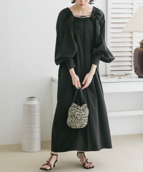 ＊＊KBF / ケービーエフ ワンピース | アームカバーSETワンピース（BLACK）