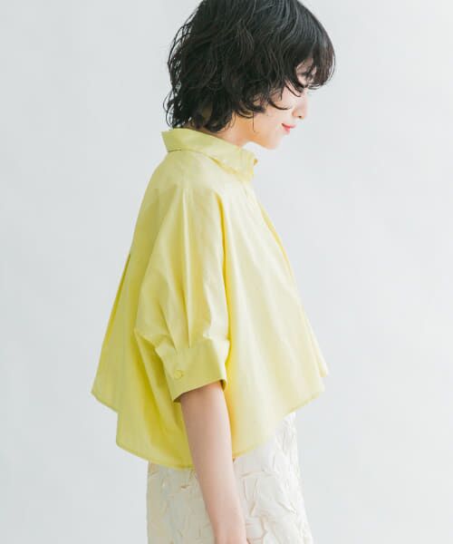 ＊＊KBF / ケービーエフ シャツ・ブラウス | クロップドWIDEシャツ（CITRON）