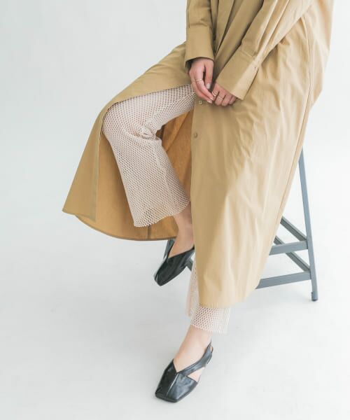 ＊＊KBF / ケービーエフ その他パンツ | メッシュフレアパンツ（IVORY）