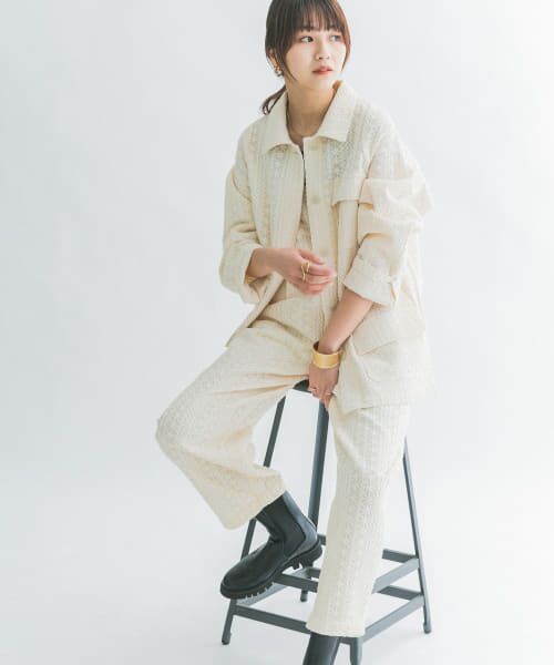 ＊＊KBF / ケービーエフ その他アウター | ボンディングレースハンティングジャケット（IVORY）