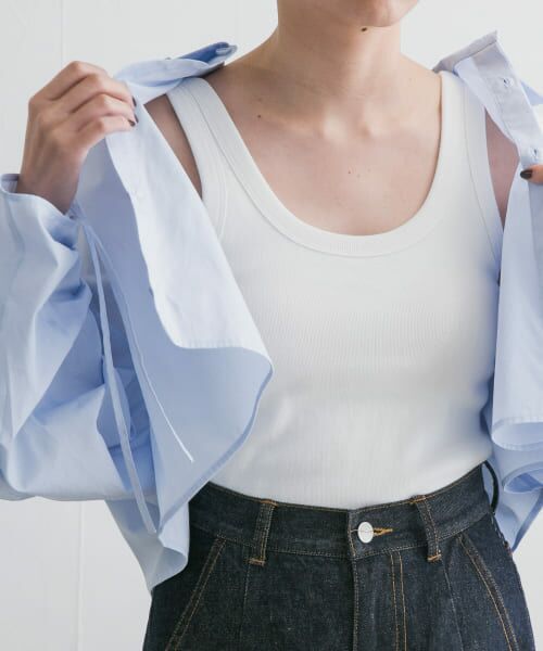 ＊＊KBF / ケービーエフ タンクトップ | illi　カップインUネックタンクトップ（OFF）