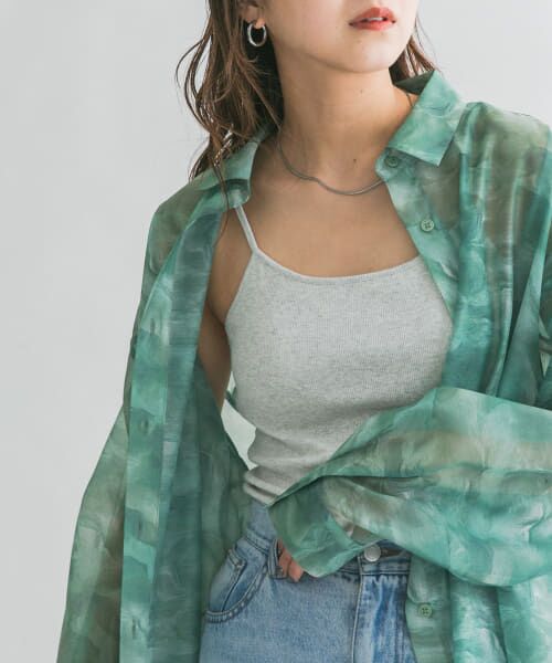 ＊＊KBF / ケービーエフ キャミソール・チューブトップ | BACKオープンキャミソール（TOP GRAY）