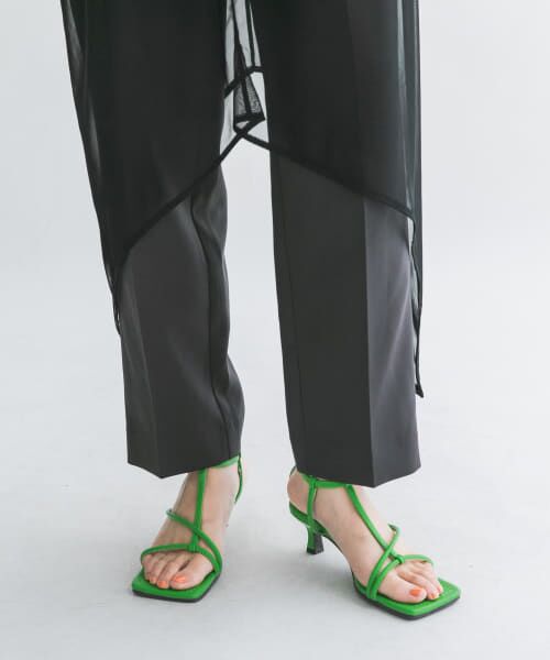 ＊＊KBF / ケービーエフ サンダル | ストラップミュール（GREEN）