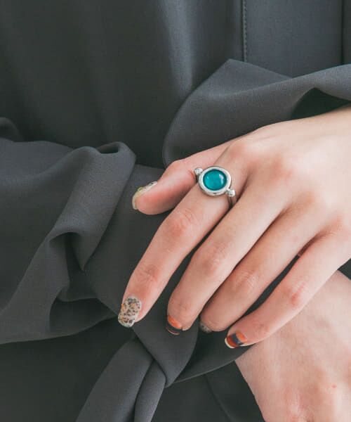 ＊＊KBF / ケービーエフ リング | サークルストーンリング（SILVER）