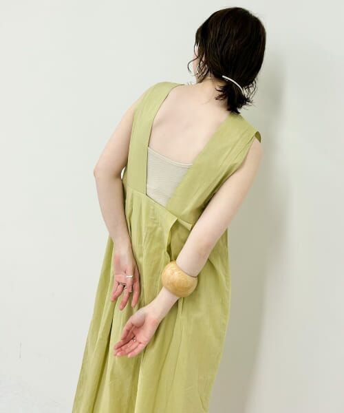 ＊＊KBF / ケービーエフ ワンピース | BACKオープンノースリーブワンピース（APPLEGREEN）
