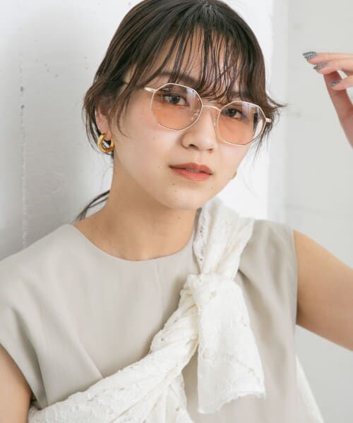 ＊＊KBF / ケービーエフ サングラス・メガネ | メタルフレームサングラス（BROWN）