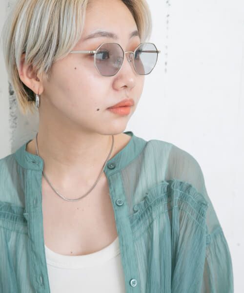 ＊＊KBF / ケービーエフ サングラス・メガネ | メタルフレームサングラス（CLEAR）