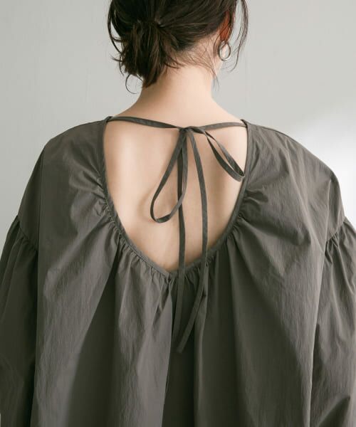 ＊＊KBF / ケービーエフ ワンピース | 『WEB/一部店舗限定』2WAYギャザーボリュームワンピース（GRAY）