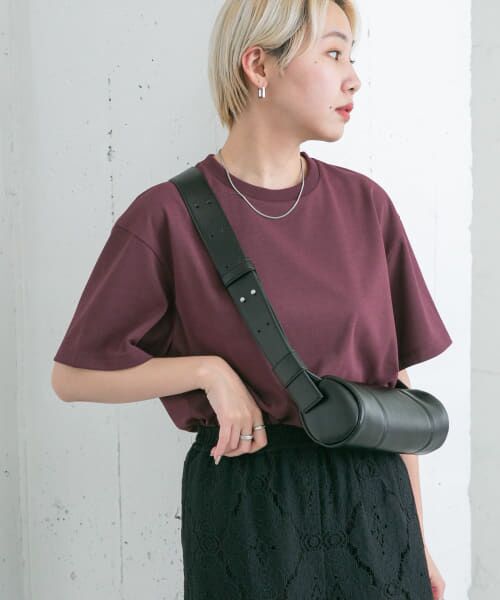 ＊＊KBF / ケービーエフ Tシャツ | 『UR TECH ひやサラクール』BASIC TEE（WINE）