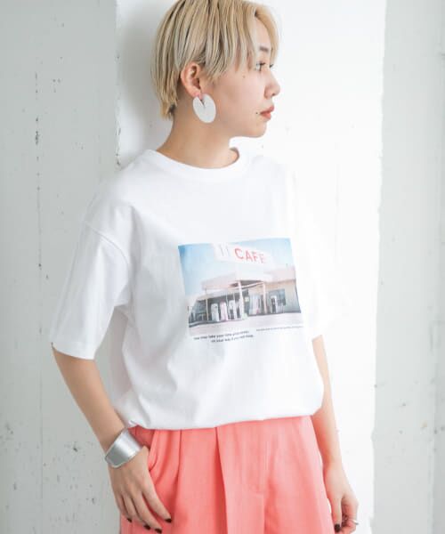 ＊＊KBF / ケービーエフ Tシャツ | フォトプリントTシャツ（WHITE）