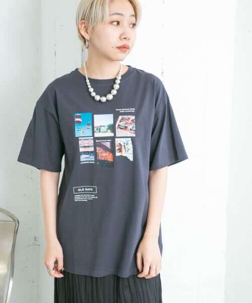 ＊＊KBF / ケービーエフ Tシャツ | フォトプリントTシャツ（NAVY）