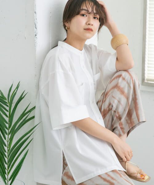 ＊＊KBF / ケービーエフ シャツ・ブラウス | BACKギャザーワイドシャツ（OFF）