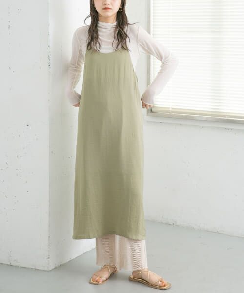 ＊＊KBF / ケービーエフ ワンピース | チュールセットキャミワンピース（KHAKI）