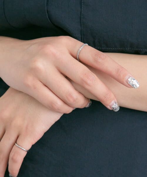 ＊＊KBF / ケービーエフ リング | モールチェーンリング（SILVER）